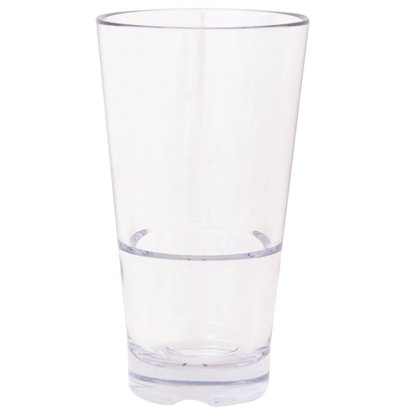 Strahl highballglas i polycarbonat, præsenteret i et stilrent miljø.