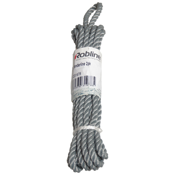 Tæt billede af Robline fenderline 3-slået i 10mm x 2m