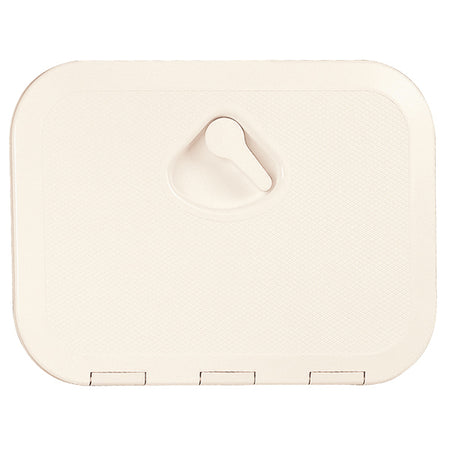 Nuova Rade Topline luge i cremefarve set ovenfra, viser monteringsmål 370x375 mm