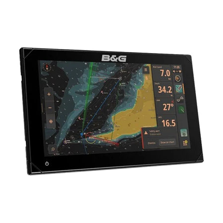 B&G Zeus S 7" i brug med navigationstjenester aktiv
