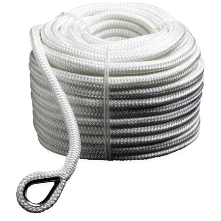 Robline ankerline 10mm, rullet op og klar til brug på båd