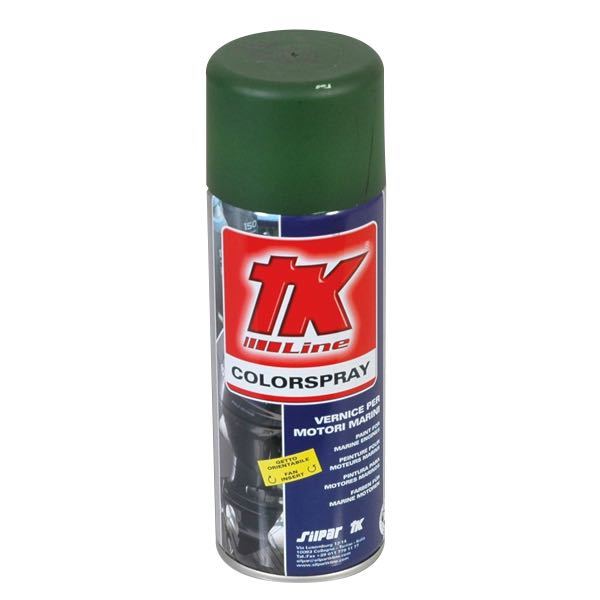 TK Line spraymaling i farven mercury black på en sort baggrund