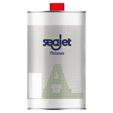 SeaJet Thinner A 5L beholder, set fra fronten med etiketten synlig