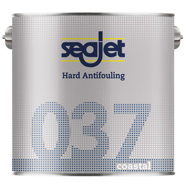 Seajet 037 bundmaling vist med labels og produktinformation